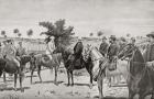 The surrender of Santiago de Cuba by General Toral to General Shafter in 1898 during the Spanish-American war. From Famous Men and Great Events of the 19th century.