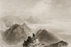 View of Bantry Bay from Sugarloaf Mountain, County Cork, from 'Scenery and Antiquities of Ireland' by George Virtue, 1860s (engraving)