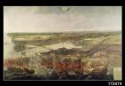 The Siege of La Rochelle in 1628 (oil on canvas)