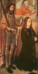 Saint Hubert and donor (oil on panel) (see also 404573 and 404575)