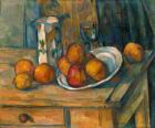 Still Life with Milk Jug and Fruit, c.1900 (oil on canvas)