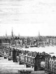 View of Old London Bridge (engraving)