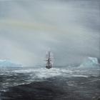 Discovery en route to Antarctica, 2014, (Oil on Canvas)