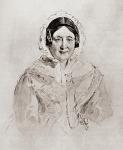 Princess Mary, The Duchess of Gloucester, 1776-1857. Member of the British Royal Family. From a portrait by Sir. W.Ross.From the book The Girlhood of Queen Victoria 1832-1840 Vol II published 1912.