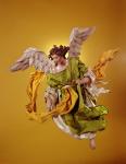 Angel, from the Christmas Creche and tree (terracotta & cloth)