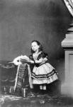 Princess Beatrice, 1861 (b/w photo)