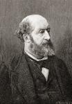 Guillaume Victor Émile Augier, from 'The Century Illustrated Monthly Magazine', published 1884 (wood engraving)