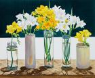 Still Life Freesias (watercolour on paper)