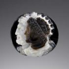 Cameo, 18th or 19th century (unidentified layered gemstone)
