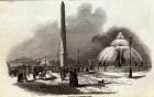 Place de la Concorde, Paris, from The Illustrated London News, 2nd August 1845 (engraving)