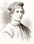 Benozzo Gozzoli, c. 1421  1497. Italian Renaissance artist. From Histoire des Peintres, École Florentine, published 1876 (litho)