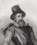 James I of England, engraved by Bocquet, from 'A Catalogue of the Royal and Noble Authors', published 1806 (litho)