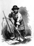 The London Scavenger, illustration from 'London Labour and the London Poor' by Henry Mayhew, c.1840s (litho)