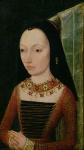 Margaret of York (1446-1503) Duchess of Burgundy, c.1477 (oil on panel)