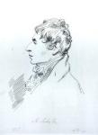 Portrait of Robert Southey (1774-1843) (engraving) (b/w photo)