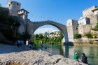 Mostar, Bosnia and Herzegovina. The Old Bridge. (photo)