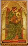 Virgin and Child in the central panel of a Polyptych, 1354 (tempera on panel)