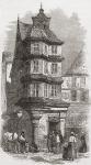Martin Luther's house, Frankfurt am Main, Hesse, Germany in the 19th century. From Pictures from the German Fatherland published c.1880.