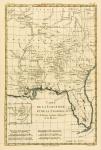 Louisiana and Florida, from 'Atlas de Toutes les Parties Connues du Globe Terrestre' by Guillaume Raynal (1713-96), published J L Pellet, Geneva, 1780 (coloured engraving)