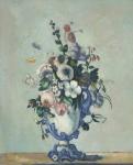 Flowers in a Rococo Vase, c.1876 (oil on canvas)