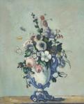 Flowers in a Rococo Vase, c.1876 (oil on canvas)