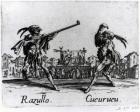 Balli de Sfessania, c.1622 (engraving) (b/w photo)