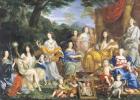 The Family of Louis XIV (1638-1715) 1670 (oil on canvas) (for details see 39054-39055)
