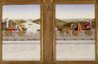 Allegorical triumphs of Federico da Montefeltro, Duke of Urbino and Battista Sforza (oil on panel)