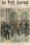 Return of the Grand Cordon of the Legion of Honour to the New Khedive of Egypt, from 'Le Petit Journal', 27th February 1892 (colour litho)