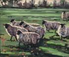 Curious flock II, 2009, (oil on canvas)