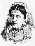 Portrait of Mary Seacole (1805-81) (engraving) (b/w photo)