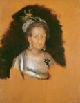 The Infanta Marie Josepha (study for the Family of Charles IV), before 1800 (oil on canvas)