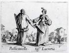 Balli de Sfessania, c.1622 (engraving) (b/w photo)