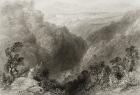 View of Powerscourt from the Dargle, County Wicklow, from 'Scenery and Antiquities of Ireland' by George Virtue, 1860s (engraving)