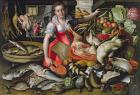 Martha preparing the meal for Jesus or Jesus at the House of Martha and Mary (oil on canvas)