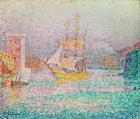 Harbour at Marseilles, c.1906 (oil on canvas)