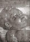 Cherubim Crying, 1521 (graphite & gouache on paper)