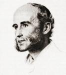 John Richard Green, 1837 1883. English historian. After a drawing by F. Sandys. From Impressions of English Literature, published 1944.