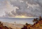 View from Shanklin, Isle of Wight, c.1827 (oil on canvas)