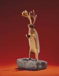 Reindeer, from Cape Dorset (whalebone)