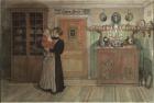 Between Christmas and New Year, from 'A Home' series, c.1895 (w/c on paper)