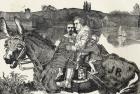 Sir Isumbras at the Ford, from 'A Catalogue of a Collection of Engravings, Etchings and Woodcuts', by Richard Fisher, published 1879 (litho)