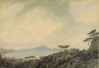 Bay of Naples from Capodimonte, 1790 (w/c over graphite on paper)