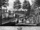 The City of York, a Noble Terrace Walk, print made by Charles Grignon, 1756 (etching)