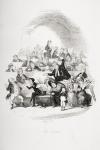 The Trial, illustration from `The Pickwick Papers' by Charles Dickens (1812-70) published 1837 (litho) (see also 259103)