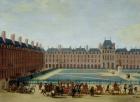 The Place Royale with the Royal Carriage, c.1655 (oil on canvas)