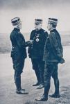 General D'Urbal, General Joffre and General Foch (litho)