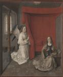 The Annunciation, c.1450-55 (distemper on linen)