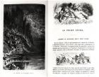 Two illustrated pages from 'Les Contes Drolatiques' by Honore de Balzac (1799-1850) engraved by Heliodore Joseph Pisan (1822-90) (engraving) (b/w photo)