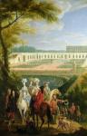 View of the Orangerie at Versailles, after 1697 (oil on canvas)